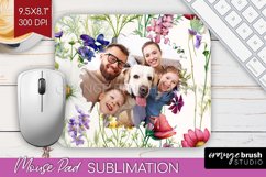 Spring Photo Mouse Pad PNG - Flowers Picture Frame Mouse Pad Product Image 1
