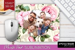 Spring Photo Mouse Pad PNG - Flowers Picture Frame Mouse Pad Product Image 1