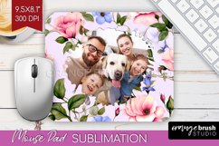 Spring Photo Mouse Pad PNG - Flowers Picture Frame Mouse Pad Product Image 1