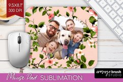 Spring Photo Mouse Pad PNG - Flowers Picture Frame Mouse Pad Product Image 1