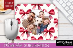 Valentines Day Photo Mouse Pad PNG - Heart Picture Frame Pad Product Image 1