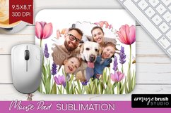 Wildflowers Photo Mouse Pad PNG - Floral Picture Frame Mouse Product Image 1