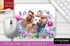 Wildflowers Photo Mouse Pad PNG - Floral Picture Frame Mouse Product Image 1