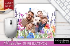Wildflowers Photo Mouse Pad PNG - Floral Picture Frame Mouse Product Image 1