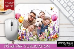 Wildflowers Photo Mouse Pad PNG - Floral Picture Frame Mouse Product Image 1