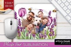 Wildflowers Photo Mouse Pad PNG - Floral Picture Frame Mouse Product Image 1