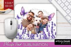 Wildflowers Photo Mouse Pad PNG - Floral Picture Frame Mouse Product Image 1
