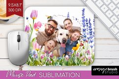 Wildflowers Photo Mouse Pad PNG - Floral Picture Frame Mouse Product Image 1