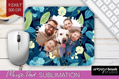 Eucalyptus Photo Mouse Pad PNG - Botanical Picture Frame Pad Product Image 1