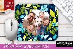 Eucalyptus Photo Mouse Pad PNG - Botanical Picture Frame Pad Product Image 1
