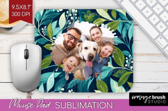 Eucalyptus Photo Mouse Pad PNG - Botanical Picture Frame Pad Product Image 1