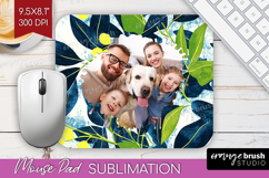 Eucalyptus Photo Mouse Pad PNG - Botanical Picture Frame Pad Product Image 1