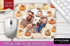 Pumpkun Photo Mouse Pad PNG - Fall Picture Frame Mouse Pad Product Image 1