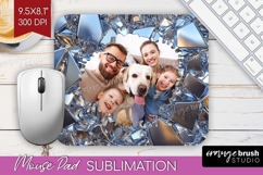 Gem Texture Photo Mouse Pad PNG - Gemstone Picture Frame Pad Product Image 1