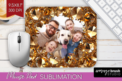 Gem Texture Photo Mouse Pad PNG - Gemstone Picture Frame Pad Product Image 1