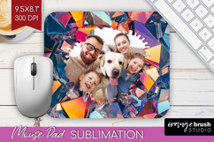 Gem Texture Photo Mouse Pad PNG - Gemstone Picture Frame Pad Product Image 1
