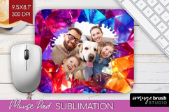 Gem Texture Photo Mouse Pad PNG - Gemstone Picture Frame Pad Product Image 1