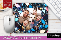 Gem Texture Photo Mouse Pad PNG - Gemstone Picture Frame Pad Product Image 1
