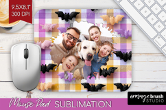 Halloween Photo Mouse Pad PNG - Spooky Picture Frame Mouse Product Image 1