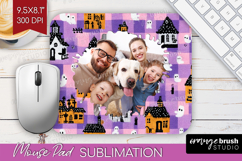 Halloween Photo Mouse Pad PNG - Spooky Picture Frame Mouse Product Image 1