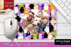 Halloween Photo Mouse Pad PNG - Spooky Picture Frame Mouse Product Image 1