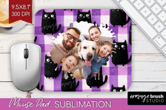 Halloween Photo Mouse Pad PNG - Spooky Picture Frame Mouse Product Image 1