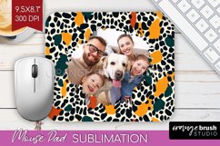 Leopard Print Photo Mouse Pad PNG - Animal Pattern Picture Product Image 1