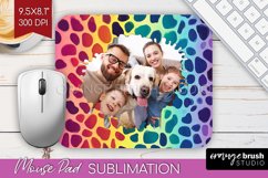 Leopard Print Photo Mouse Pad PNG - Animal Pattern Picture Product Image 1
