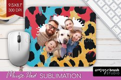 Leopard Print Photo Mouse Pad PNG - Animal Pattern Picture Product Image 1