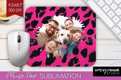 Leopard Print Photo Mouse Pad PNG - Animal Pattern Picture Product Image 1