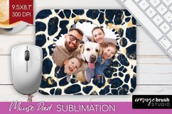 Leopard Print Photo Mouse Pad PNG - Animal Pattern Picture Product Image 1