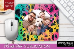 Leopard Print Photo Mouse Pad PNG - Animal Pattern Picture Product Image 1