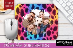 Leopard Print Photo Mouse Pad PNG - Animal Pattern Picture Product Image 1