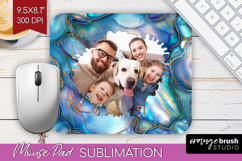 Pearl Photo Mouse Pad PNG - Pearl Texture Picture Frame Pad Product Image 1