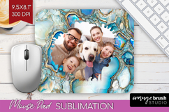 Pearl Photo Mouse Pad PNG - Pearl Texture Picture Frame Pad Product Image 1