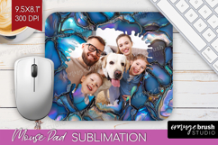 Pearl Photo Mouse Pad PNG - Pearl Texture Picture Frame Pad Product Image 1