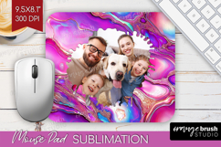 Pearl Photo Mouse Pad PNG - Pearl Texture Picture Frame Pad Product Image 1