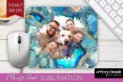 Pearl Photo Mouse Pad PNG - Pearl Texture Picture Frame Pad Product Image 1