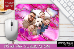 Pearl Photo Mouse Pad PNG - Pearl Texture Picture Frame Pad Product Image 1