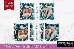Eucalyptus Photo Mug Wrap PNG - Botanical Picture Frame Mug Product Image 1