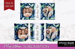 Eucalyptus Photo Mug Wrap PNG - Botanical Picture Frame Mug Product Image 1