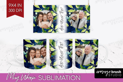 Eucalyptus Photo Mug Wrap PNG - Botanical Picture Frame Mug Product Image 1