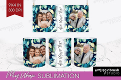 Eucalyptus Photo Mug Wrap PNG - Botanical Picture Frame Mug Product Image 1