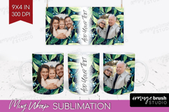 Eucalyptus Photo Mug Wrap PNG - Botanical Picture Frame Mug Product Image 1