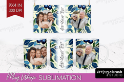 Eucalyptus Photo Mug Wrap PNG - Botanical Picture Frame Mug Product Image 1