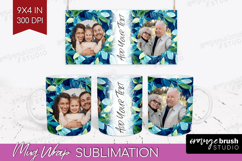 Eucalyptus Photo Mug Wrap PNG - Botanical Picture Frame Mug Product Image 1