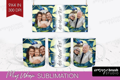 Eucalyptus Photo Mug Wrap PNG - Botanical Picture Frame Mug Product Image 1
