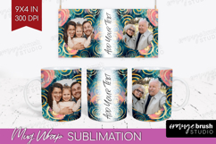 Brush Stroke Photo Mug Wrap PNG - Abstract Texture Picture Product Image 1