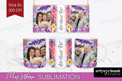 Brush Stroke Photo Mug Wrap PNG - Abstract Texture Picture Product Image 1