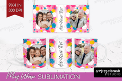 Brush Stroke Photo Mug Wrap PNG - Abstract Texture Picture Product Image 1